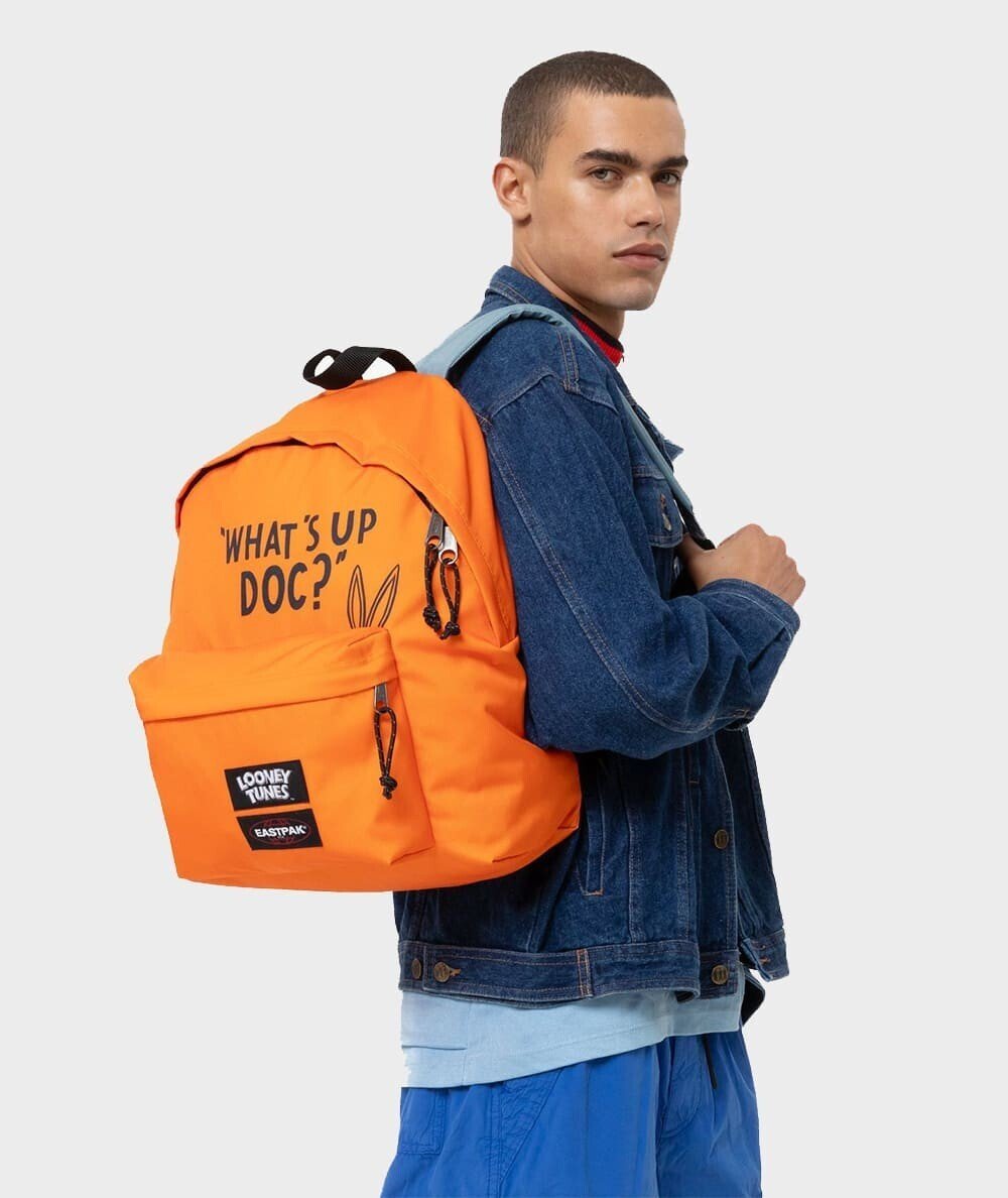 Zaino Eastpak PADDED PAK'R What's Up Doc Arancione - Edizione Looney Tunes - Quiscuola