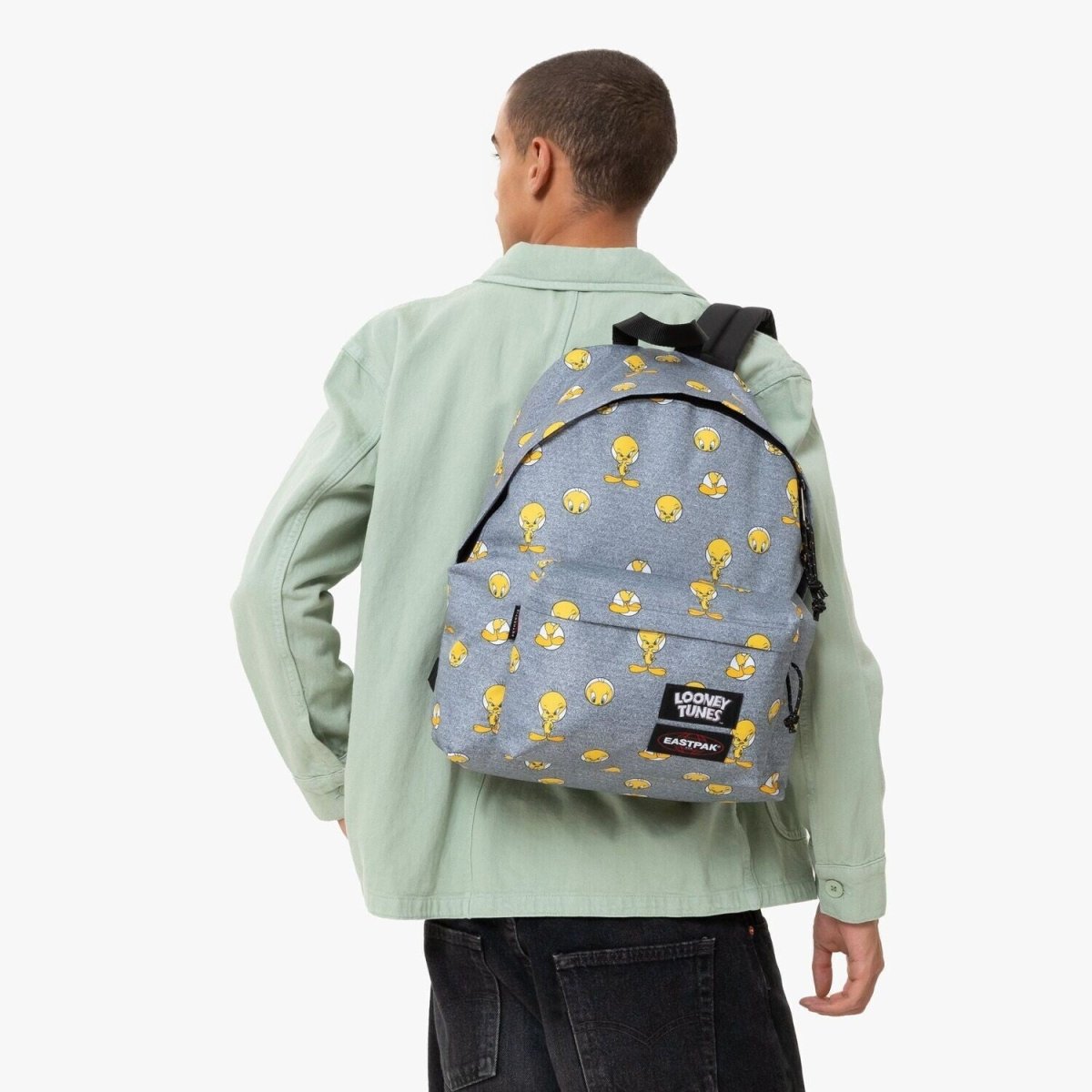 Zainetto Eastpak Padded Pak'r Tweety Grey - Esclusiva Collezione Looney Tunes - Quiscuola
