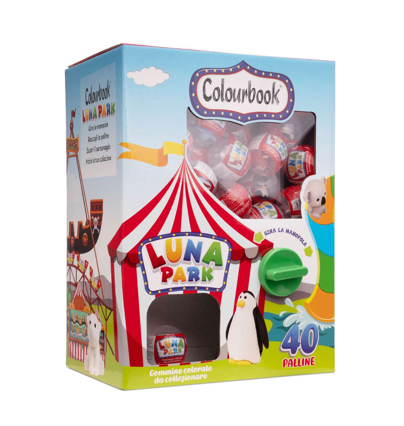 Distributore Gomme da Cancellare – Luna Park Colourbook - Quiscuola
