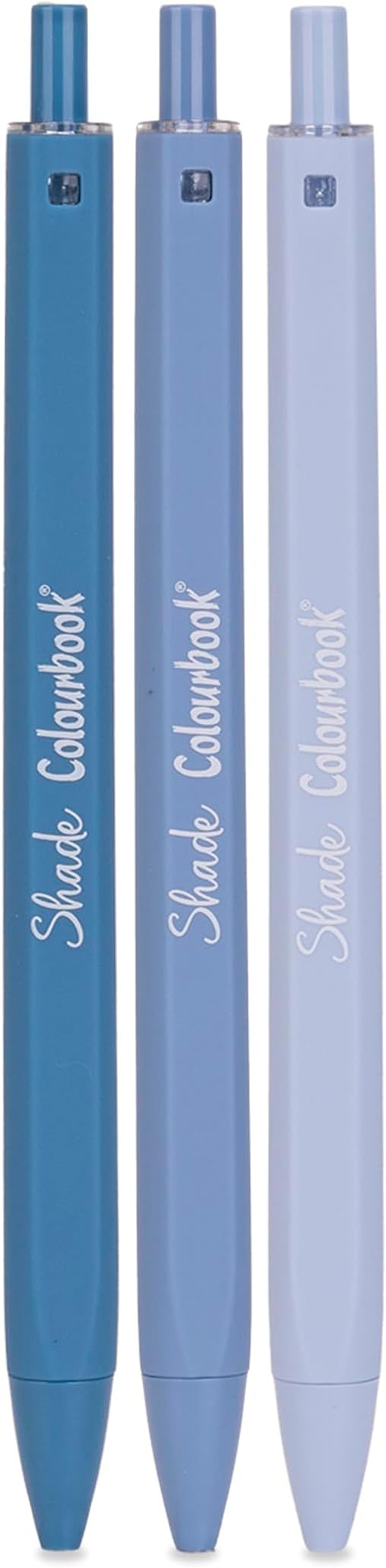 Set 3 Penne a Sfera Colourbook Shade Blu Salvia