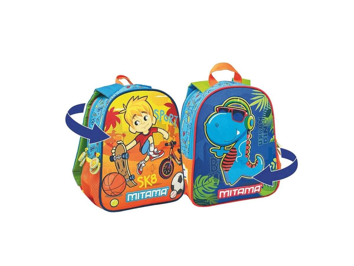 Zaino Mitama Spinny Boy Mix – Stile, Comfort e Funzionalità per la Scuola - Quiscuola