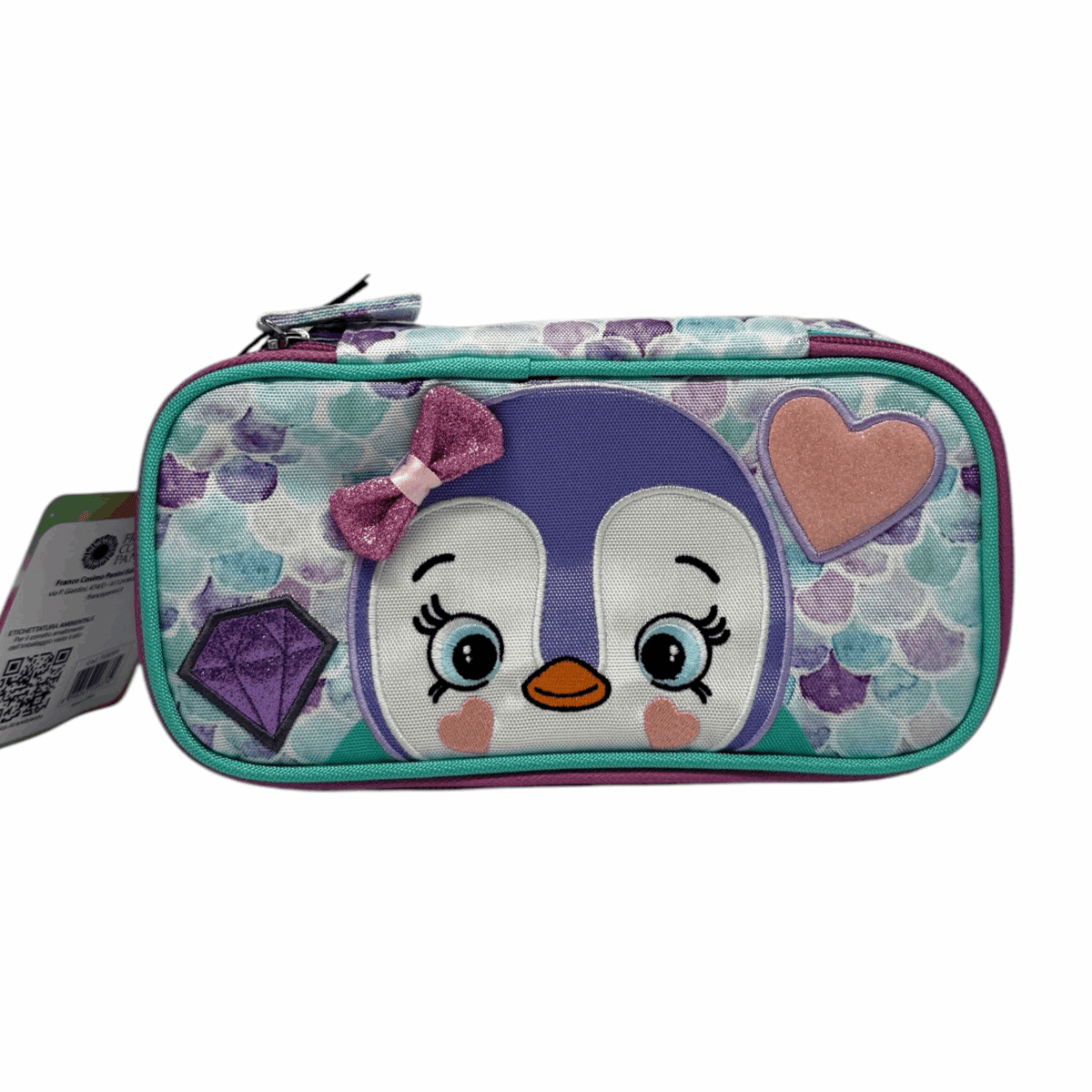 Astuccio Ovale Mofu Mofu Pinguino - Quiscuola