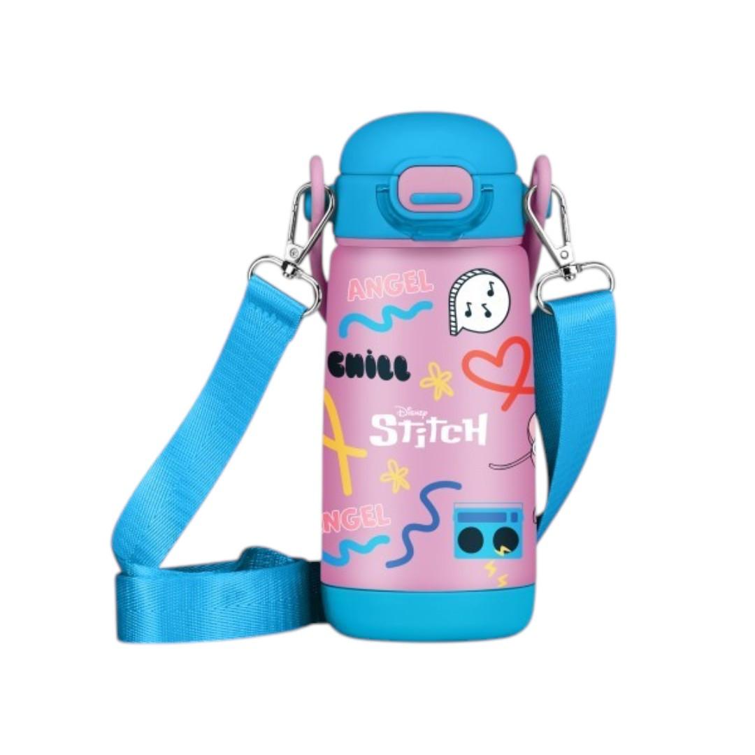 Borraccia termica Seven Lilo e Stitch Angel con tracolla.