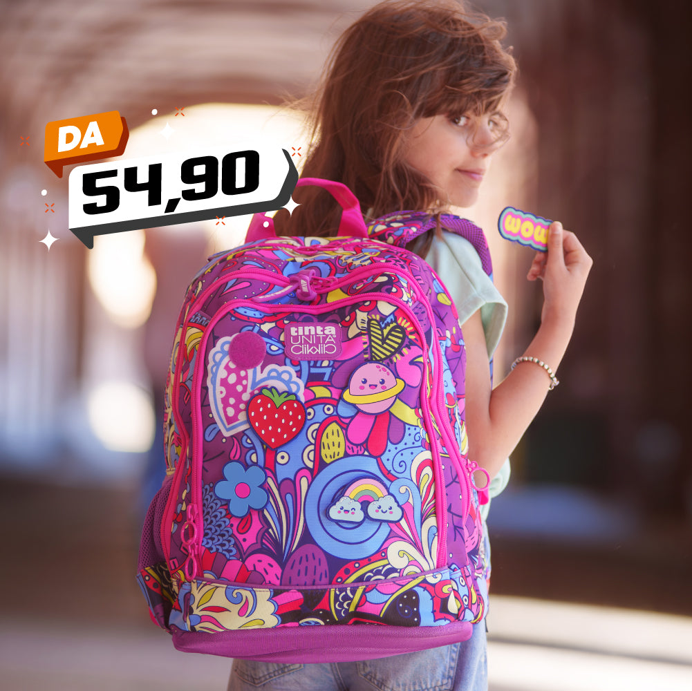 Zaino Tinta Unita Dream Cross Girl Power 28 L