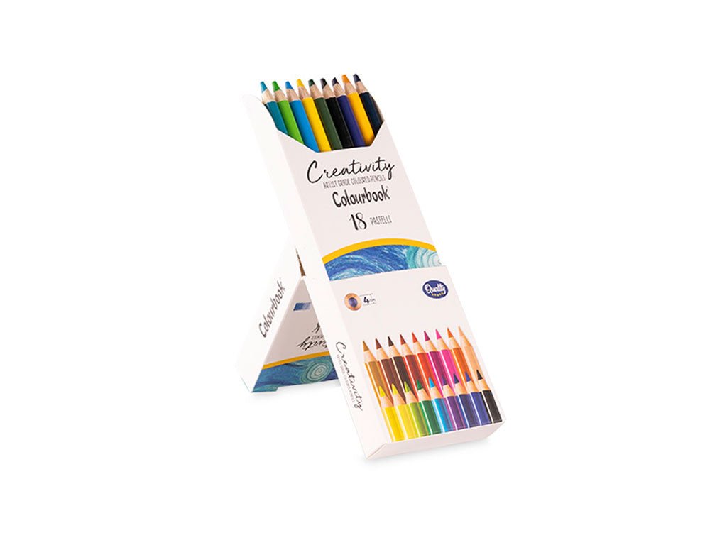Pastelli Artist Grade Creativity Colourbook – Set da 12,18,24, Pezzi. - Quiscuola