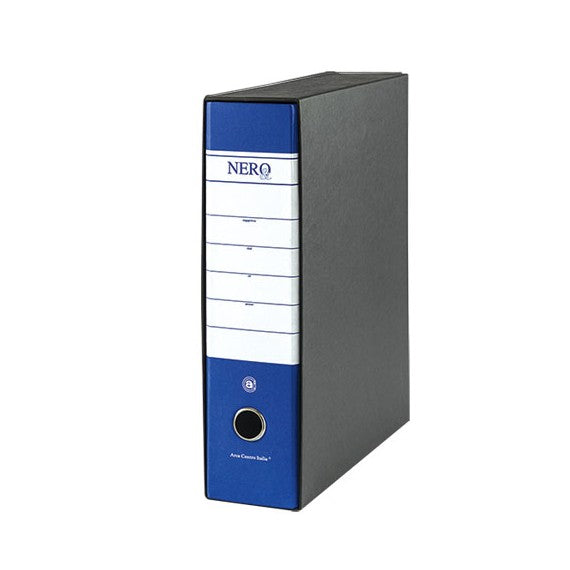 Registratore Nero dorso 8 h. 35 Blu Scuro