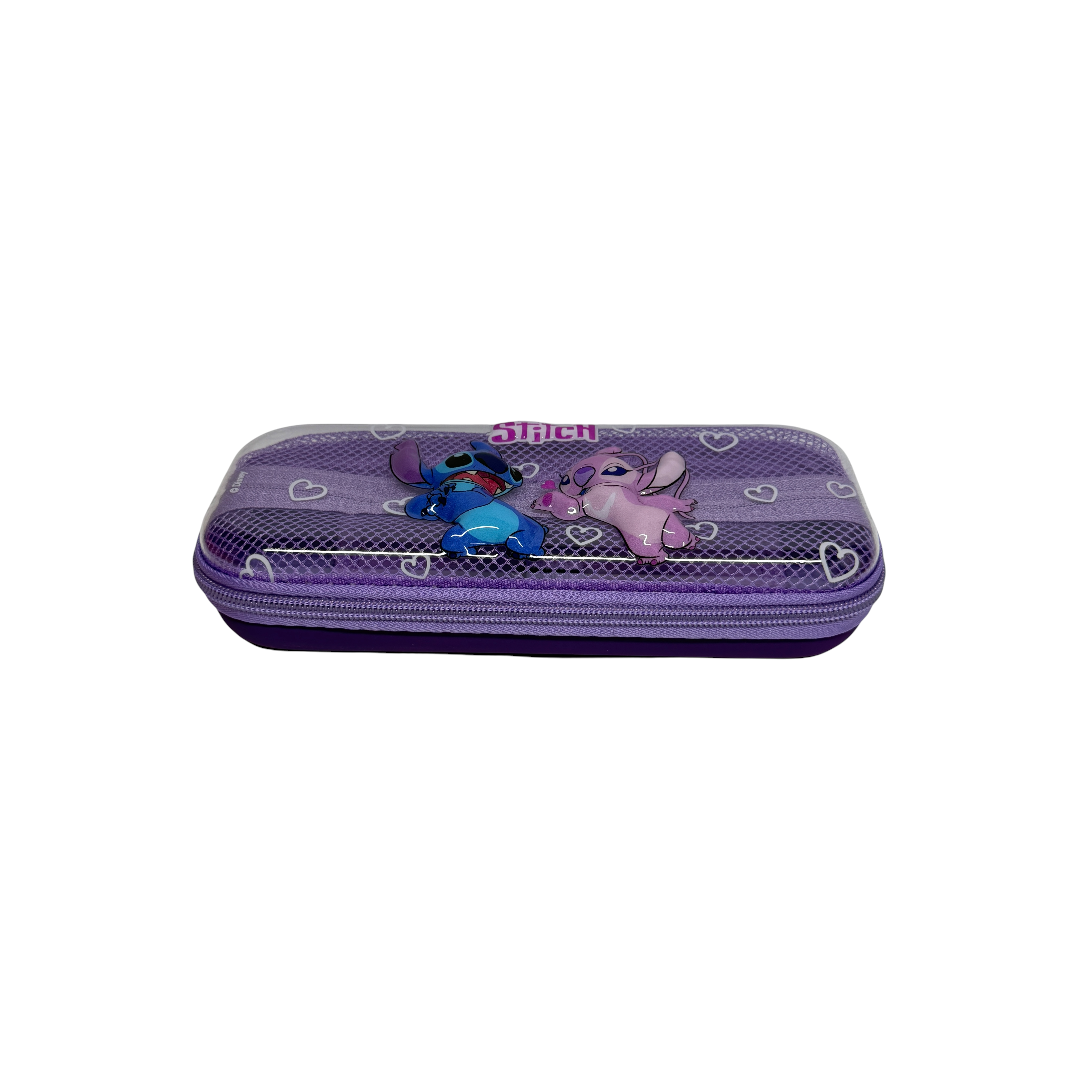 Astuccio Pencil Bag Rigido Trasparente Lilo & Stitch Seven