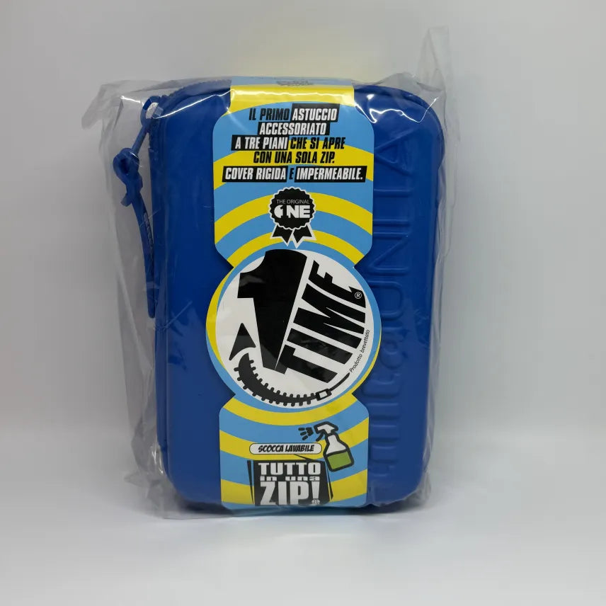 Astuccio Tinta Unita 3 piani una zip accessoriato One Time  2026/27