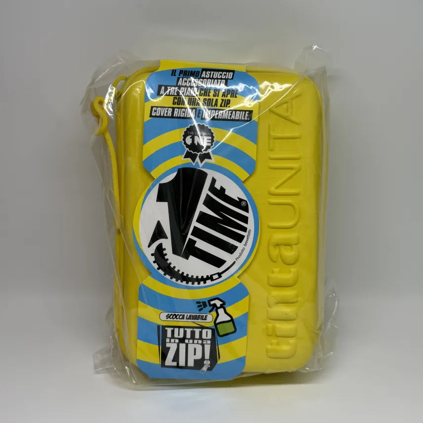 Astuccio Tinta Unita 3 piani una zip accessoriato One Time  2026/27