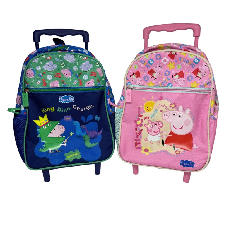 Zaino asilo Peppa Pig Maricart con asta telescopica