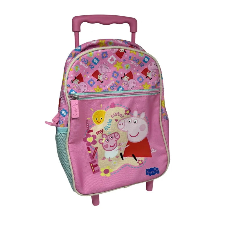 Zaino asilo Peppa Pig Maricart con asta telescopica