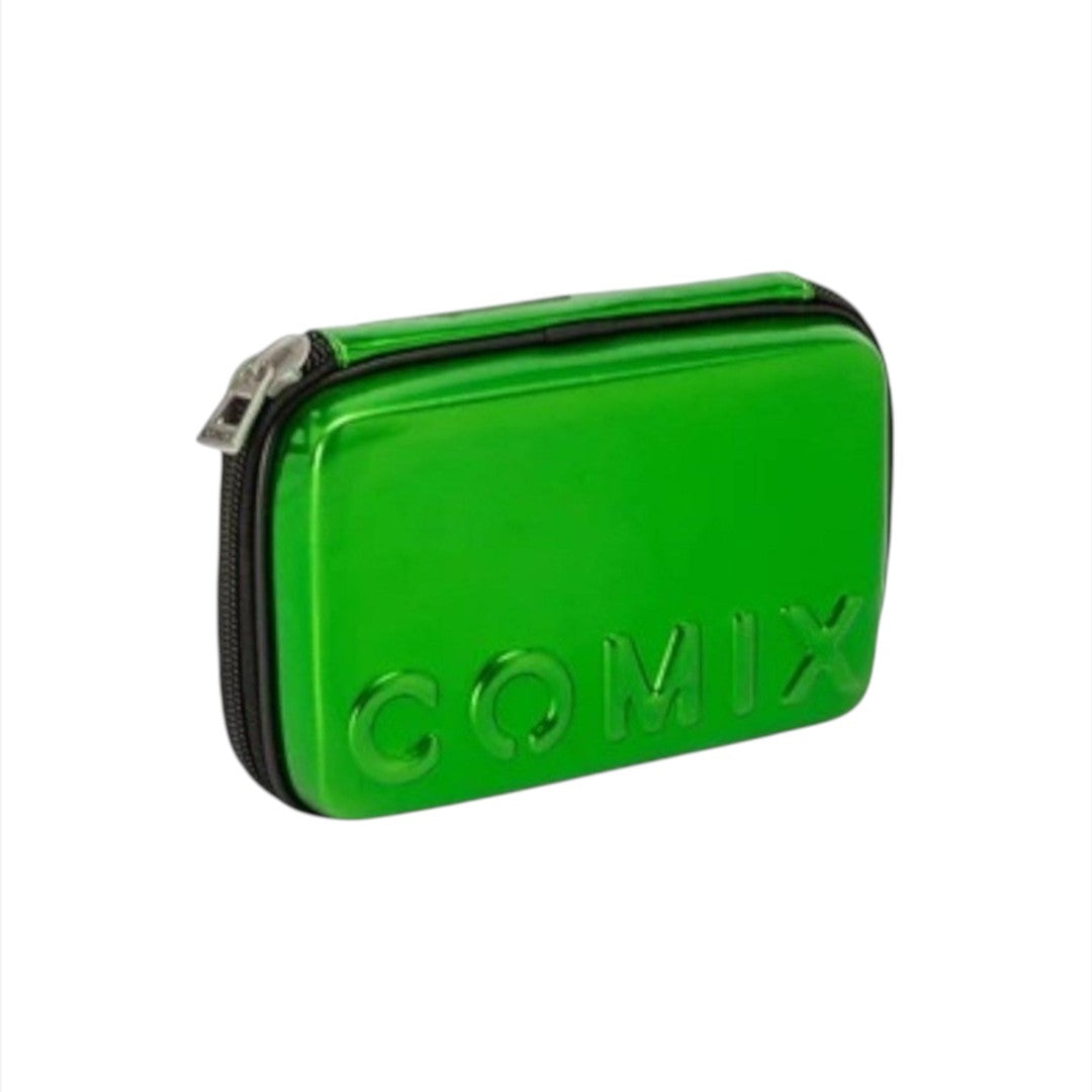 Maxi Astuccio Comix con Guscio Rigido Verde - Completo di Accessori.