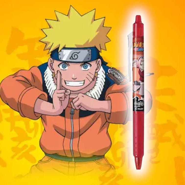Pilot FriXion Ball & Clicker Naruto Limited Edition - Penne a Sfera Cancellabili - Quiscuola