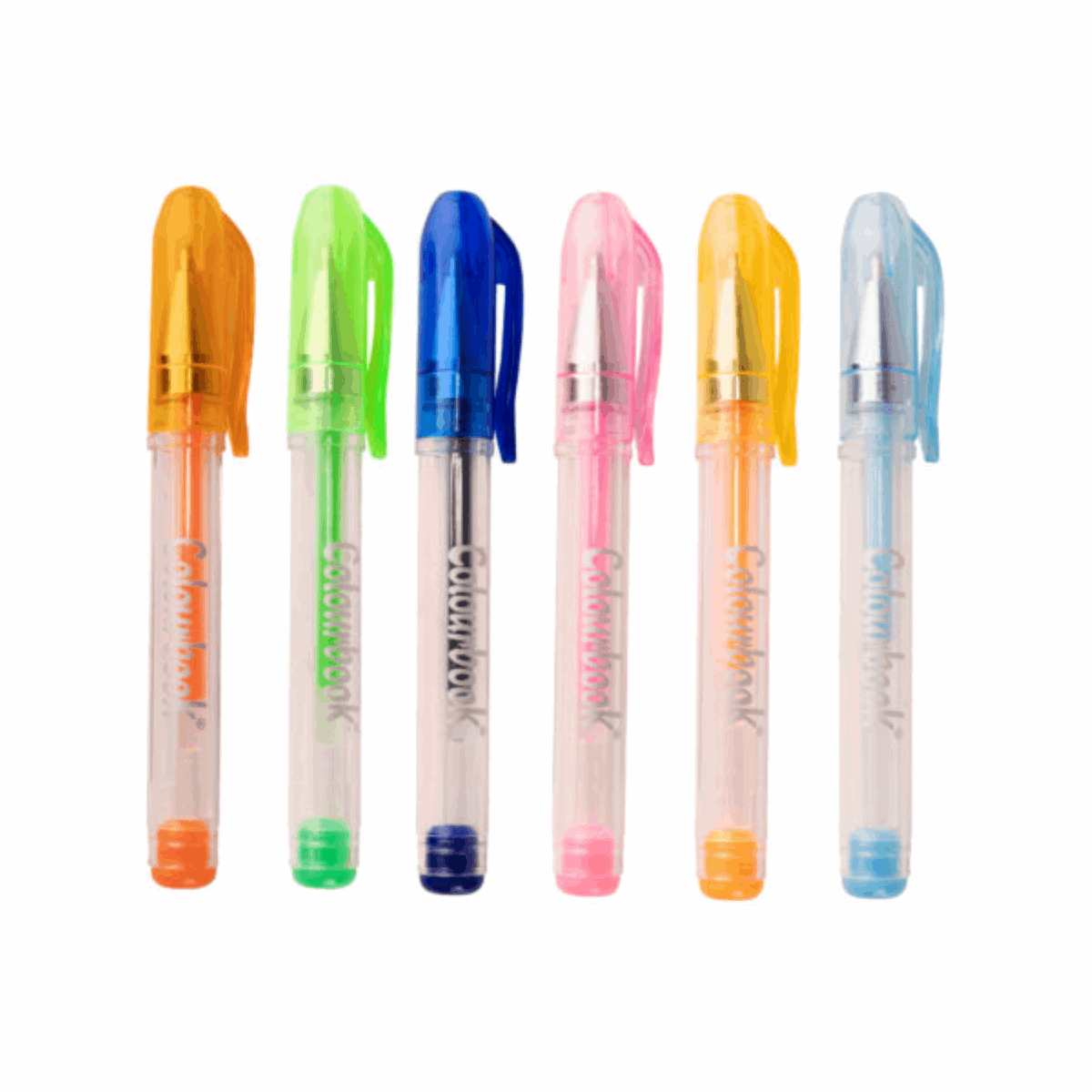 Set 6 Penne Gel Colourbook Gelly – Mini Formato, Massima Creatività - Quiscuola