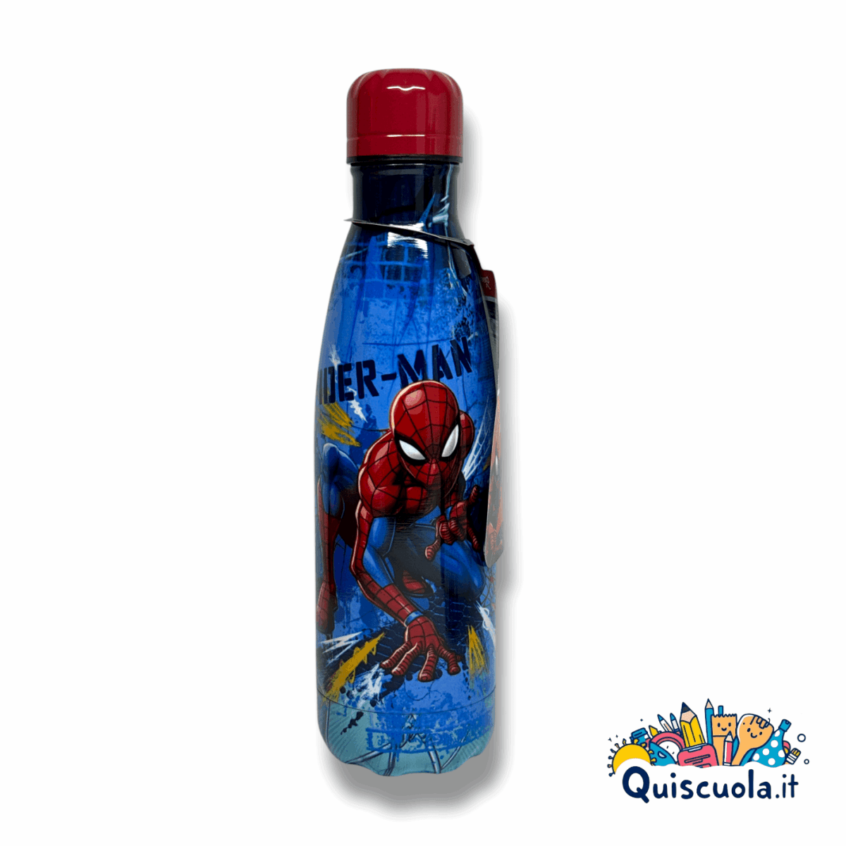 Bottiglia Termica Spiderman – 500 ml in Acciaio Inossidabile - Quiscuola