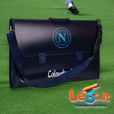 Valigetta Portadisegni con Tracolla SSC Napoli – Passione e Funzionalità per i Creativi Azzurri - Quiscuola