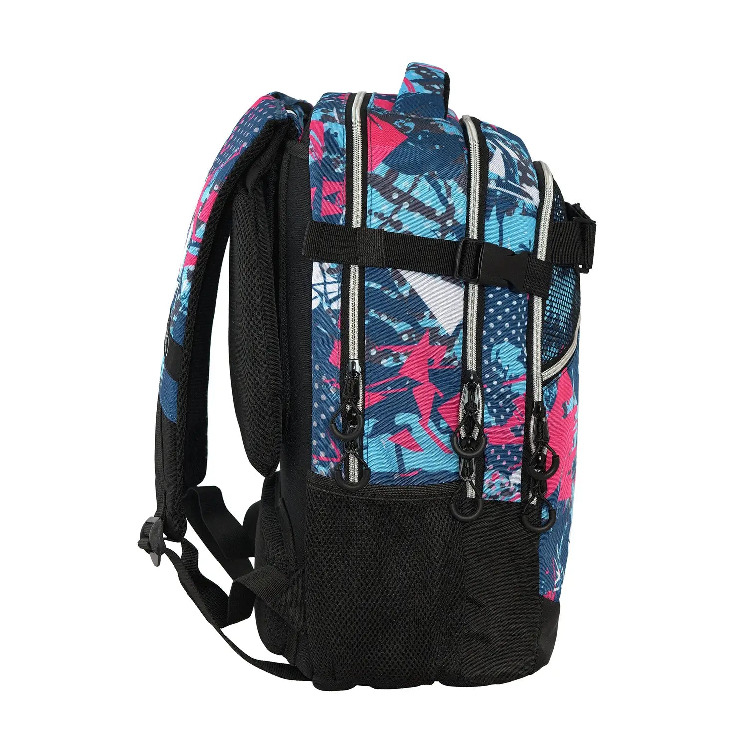 Zaino scuola Comix WBS 2.0 Mix Pink ergonomico organizzato.