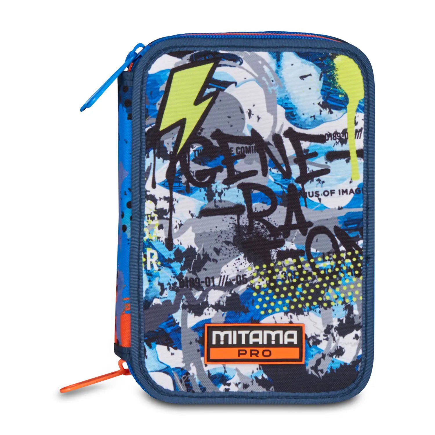 Astuccio scuola Mitama 3 scomparti completo 47 pezzi urbanloop