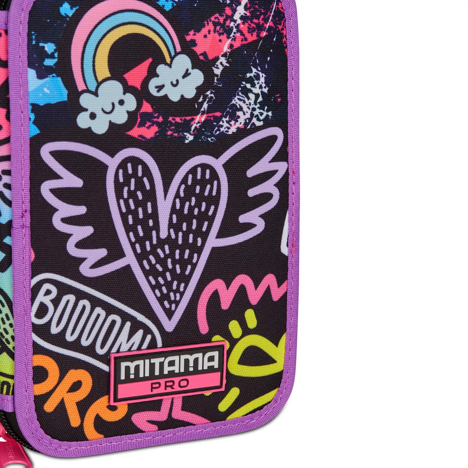 Astuccio scuola Mitama 3 scomparti completo 47 pezzi lovetbeat