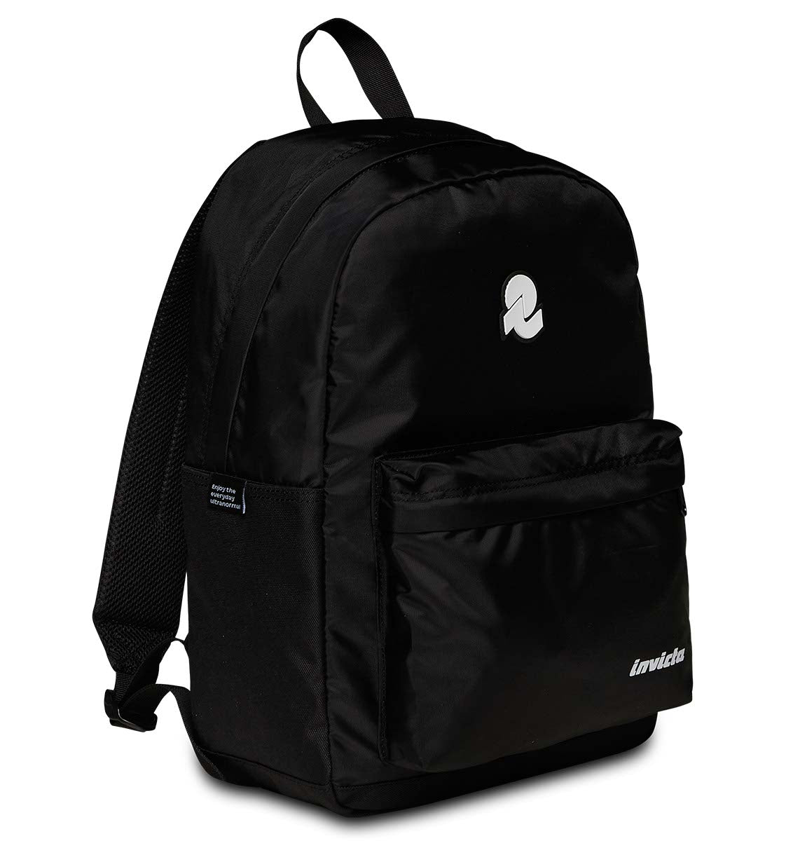 Zaino Invicta Carlson Plain: Stile Classico e Funzionalità Moderna Nero - Quiscuola