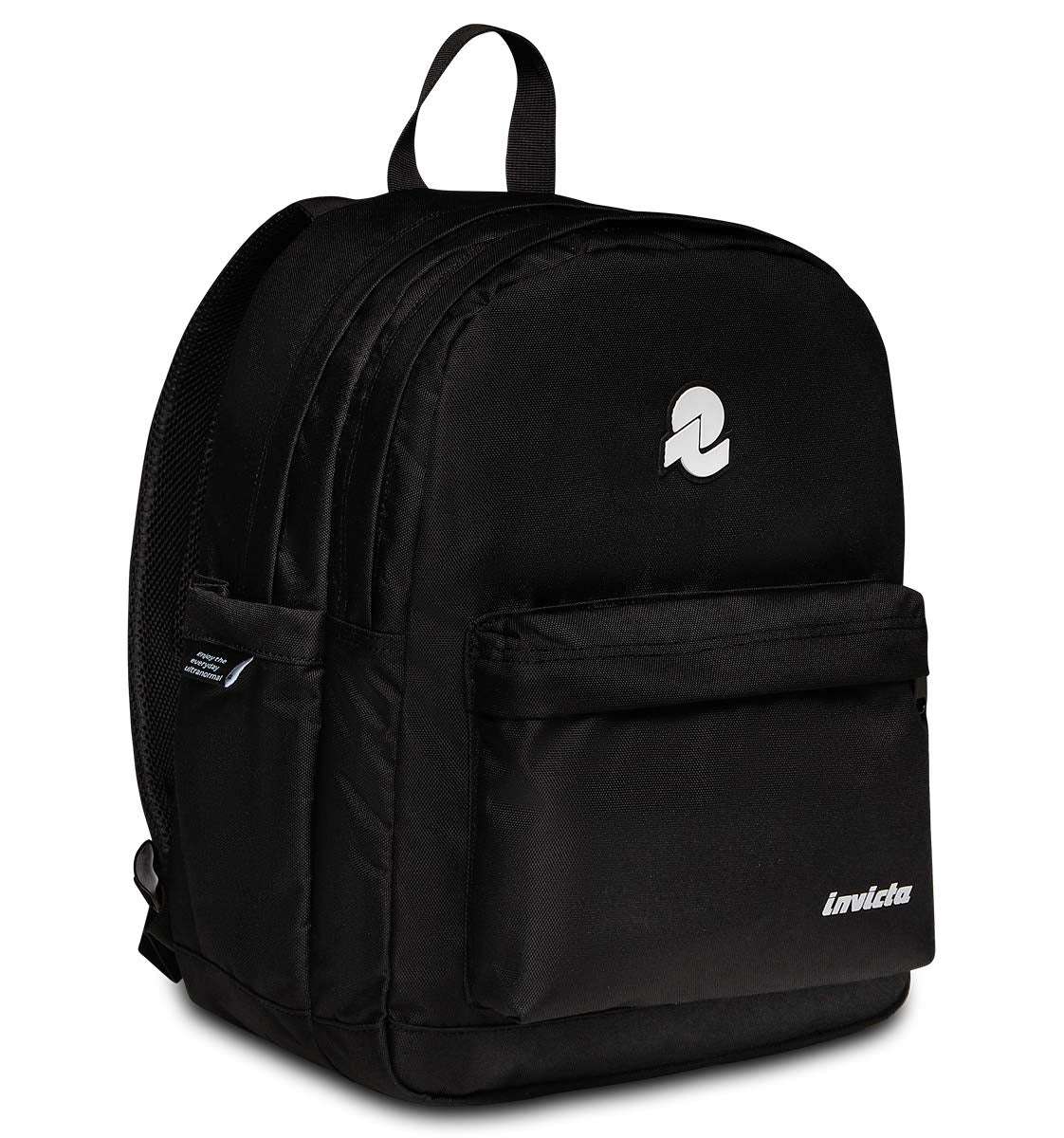 Zaino Invicta Lab Plain: Eleganza Minimalista e Massima Funzionalità Nero - Quiscuola