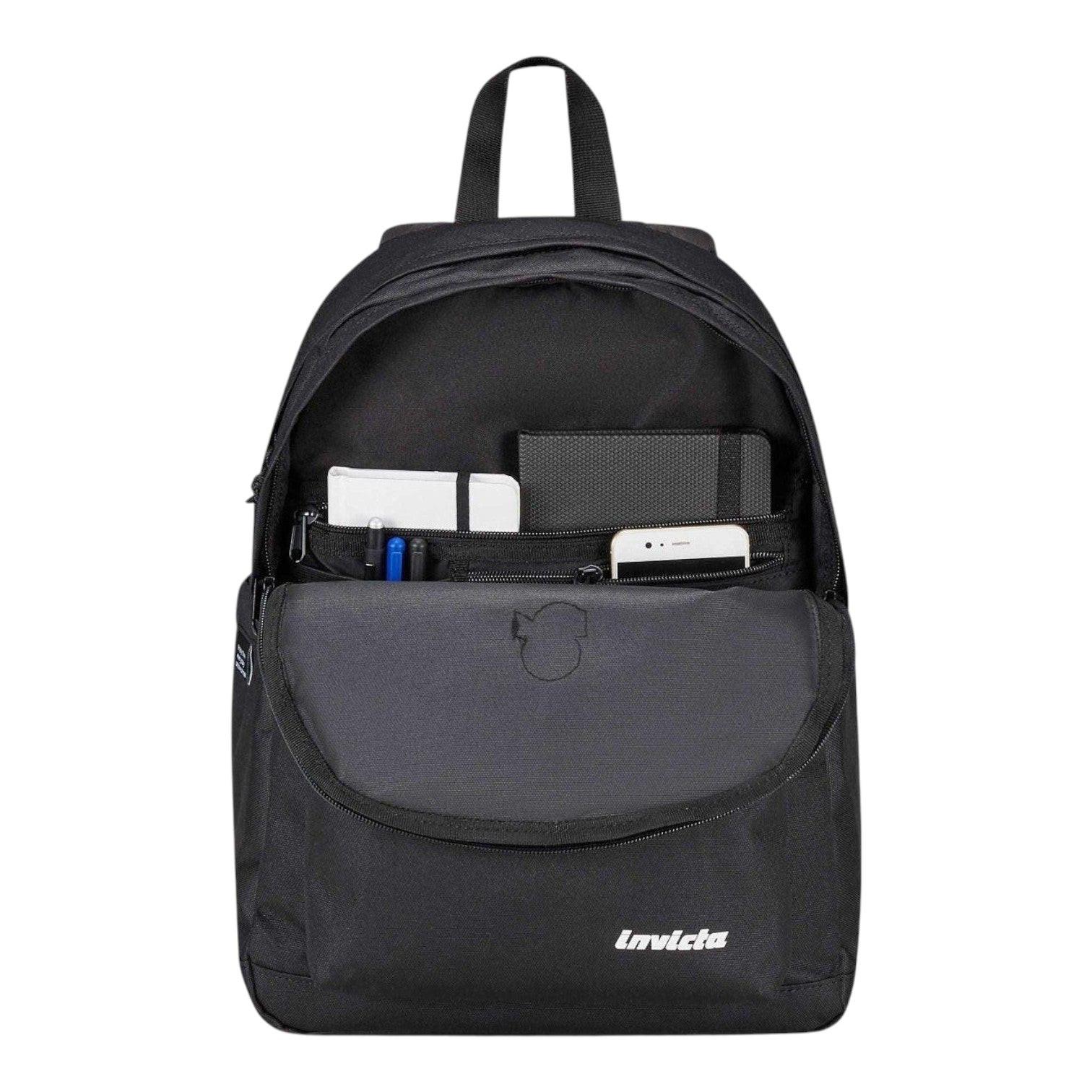 Zaino Invicta Lab Plain Nero 27L.