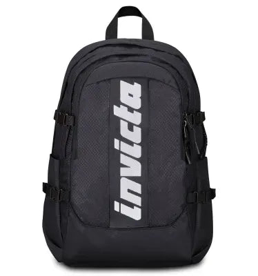 Zaino Invicta Act Plus Fibra Ottica – 30L, Poliestere Riciclato e Logo Luminoso - Quiscuola