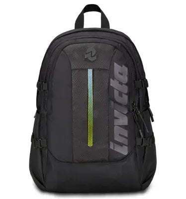 Zaino Invicta Act Plus LED – 30L, Poliestere Riciclato e LED Frontale Rimovibile Nero - Quiscuola