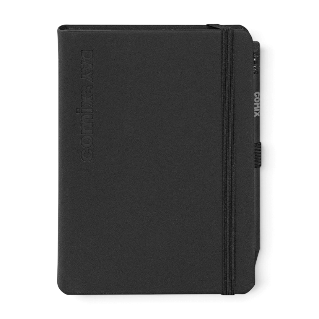 Agenda 2027 Comix Day Mini Black formato 11,5x15,5 cm con elastico e porta-matita - foto 1