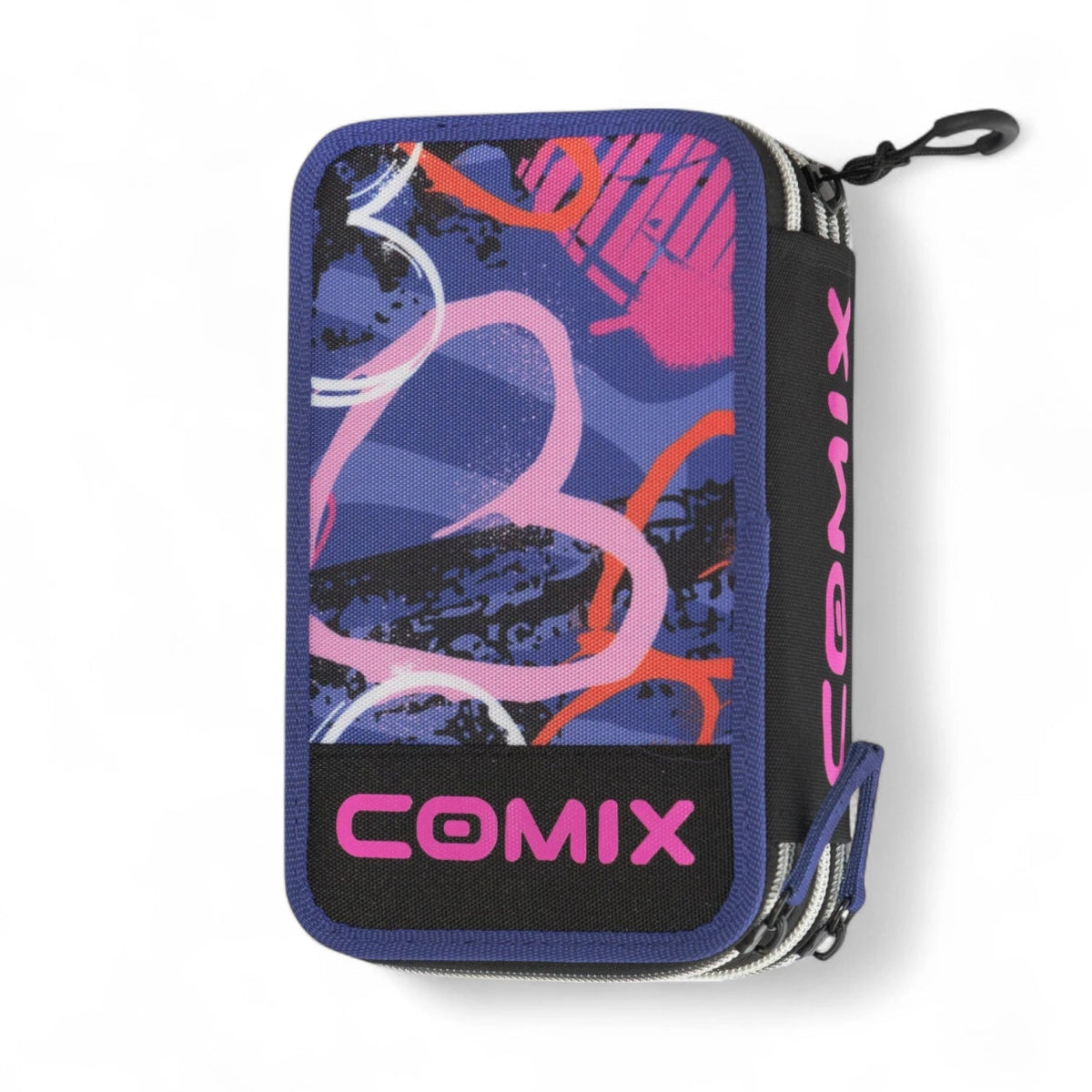 Astuccio 3 Zip Comix WBS Viola – Completo Scuola 3 Scomparti - Quiscuola.it – Zaini, Astucci e Diari Scuola