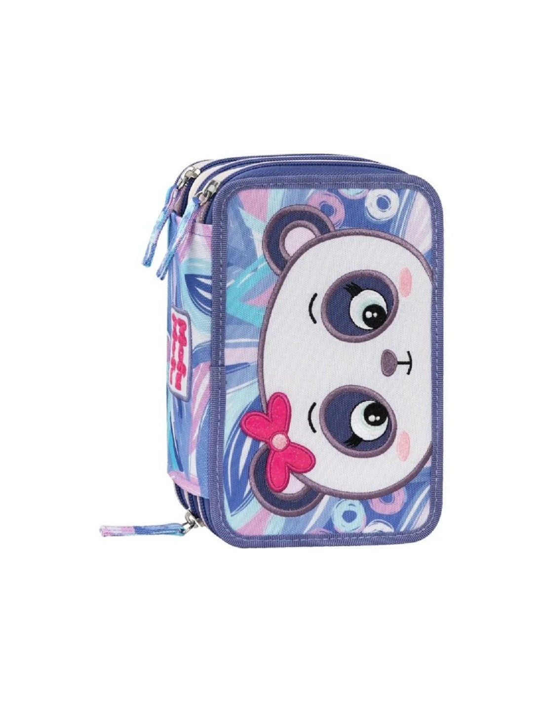 Astuccio 3 Zip Mofu Mofu Panda