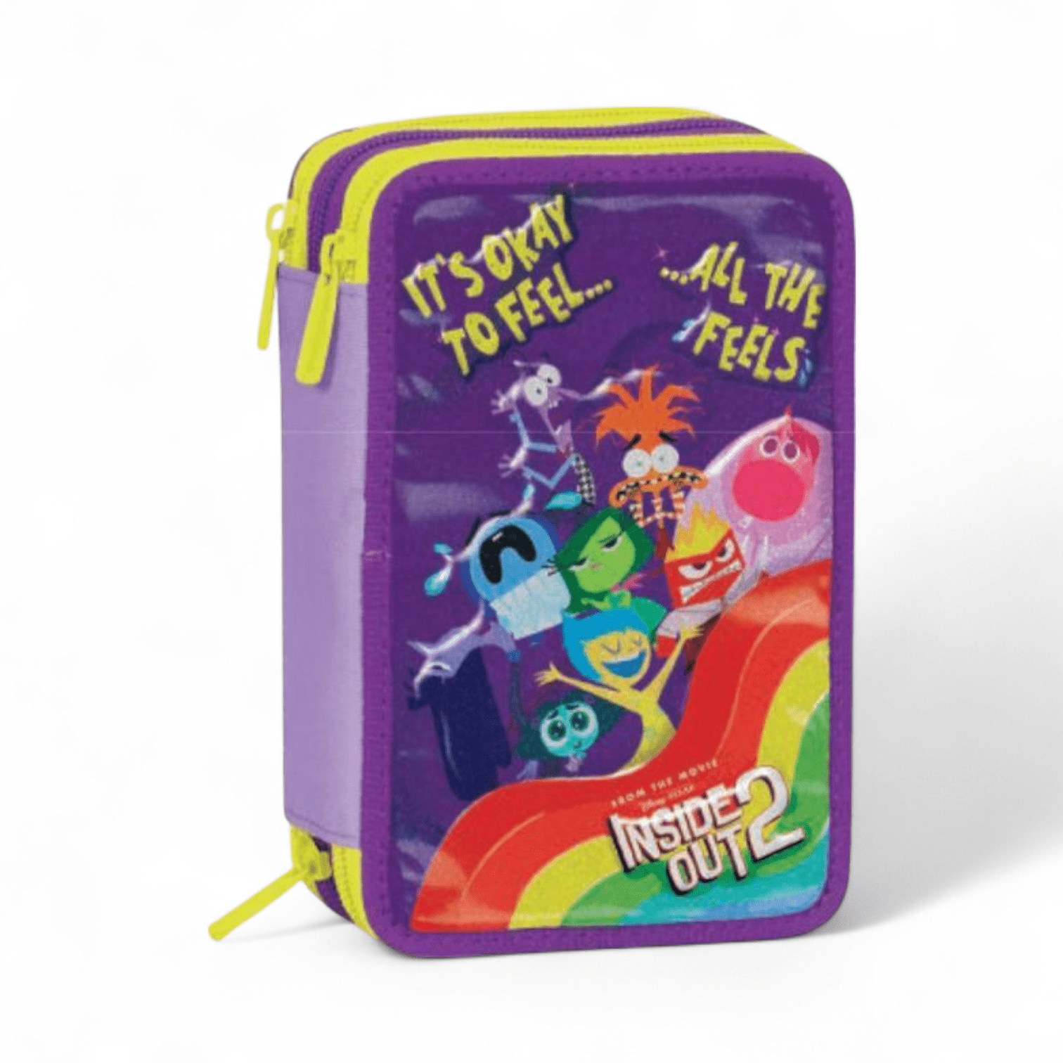 Astuccio 3 Zip Seven Inside Out 2 Completo Mitama - Quiscuola.it – Zaini, Astucci e Diari Scuola