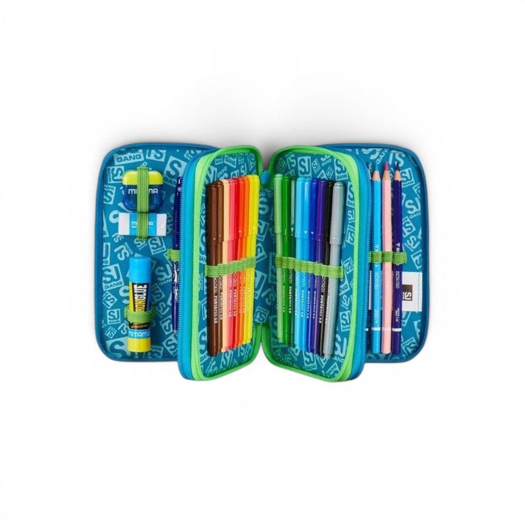 Astuccio 3 Zip SJ Gang AIR TIGER con 45 Pezzi Inclusi.