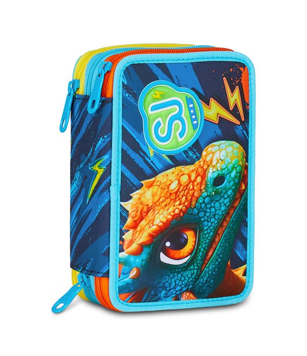 Astuccio 3 Zip SJ Gang DRAGON GLIDE con 45 Pezzi - Quiscuola.it – Zaini, Astucci e Diari Scuola