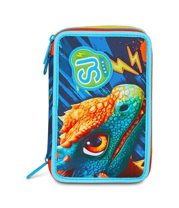 Astuccio 3 Zip SJ Gang DRAGON GLIDE con 45 Pezzi - Quiscuola.it – Zaini, Astucci e Diari Scuola