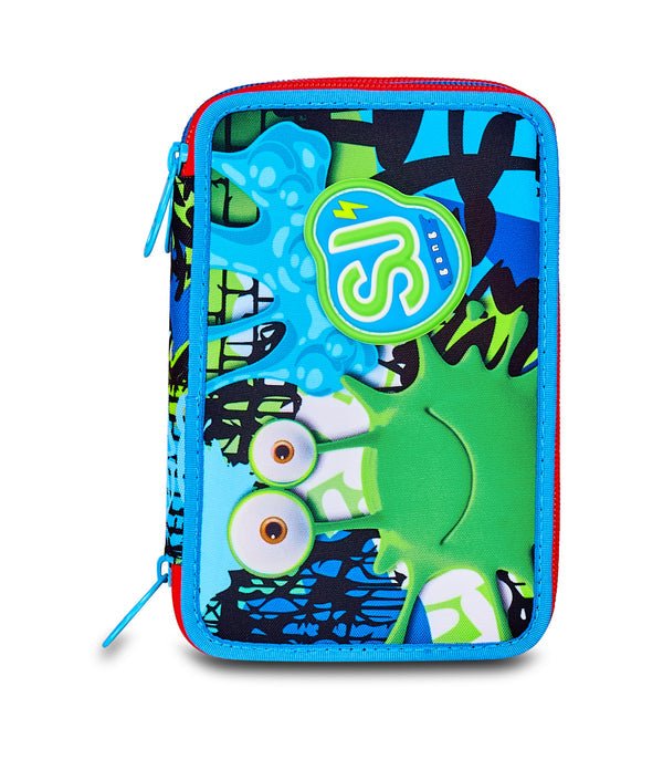 Astuccio 3 Zip SJ Gang Fantasys Boy – Completo Scuola 45 Pezzi - Quiscuola.it – Zaini, Astucci e Diari Scuola