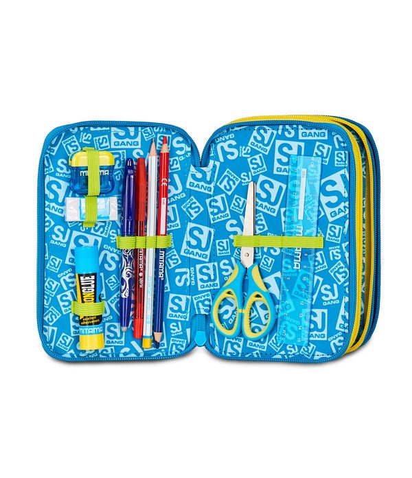 Astuccio 3 Zip SJ Gang Flyrocket Boy – Completo 45 Pezzi Scuola - Quiscuola.it – Zaini, Astucci e Diari Scuola