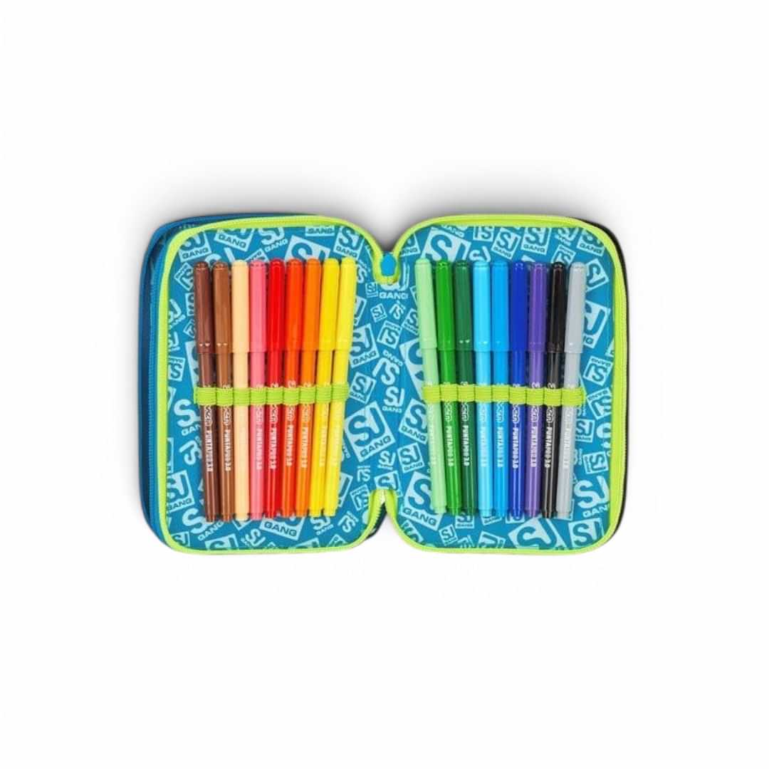 Astuccio 3 Zip SJ Gang LED LOOK con 45 Pezzi Inclusi.