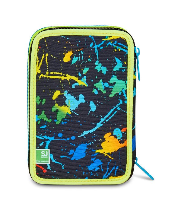 Astuccio 3 Zip SJ Gang LED LOOK con 45 Pezzi Inclusi - Quiscuola.it – Zaini, Astucci e Diari Scuola
