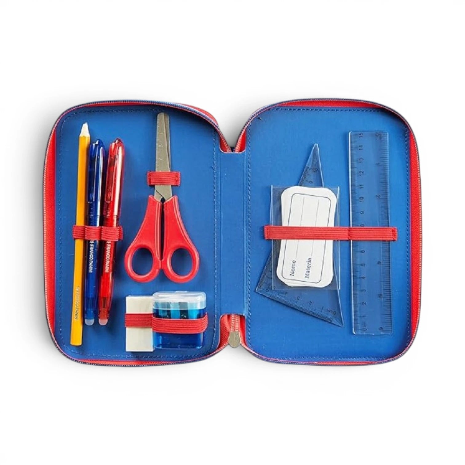Astuccio scuola Super Mario 3 zip completo Panini.