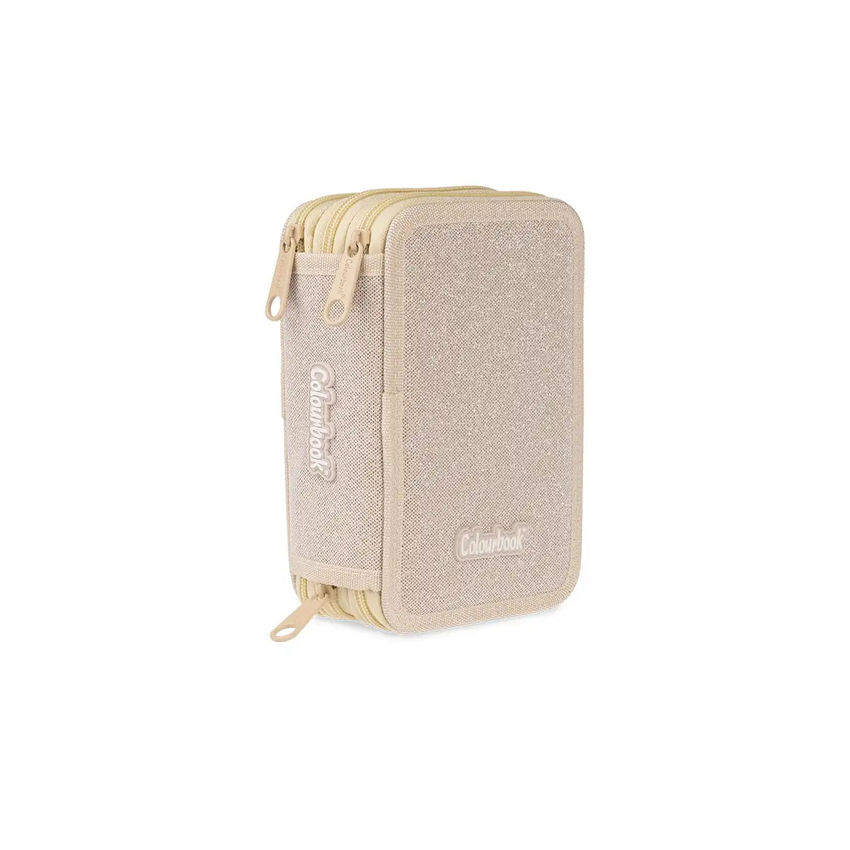 Astuccio 3 Zip Glitter Colourbook
