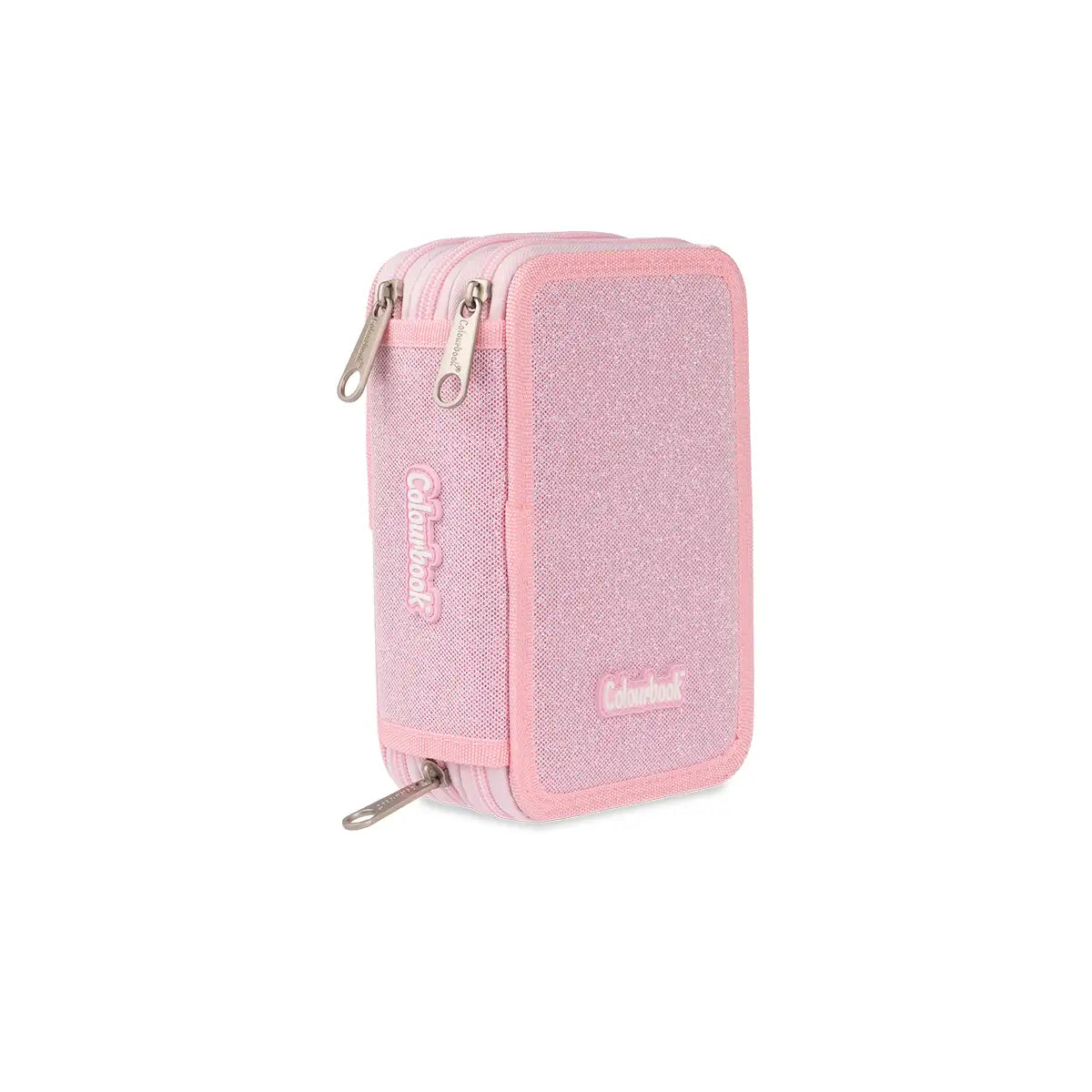 Astuccio 3 Zip Glitter Colourbook