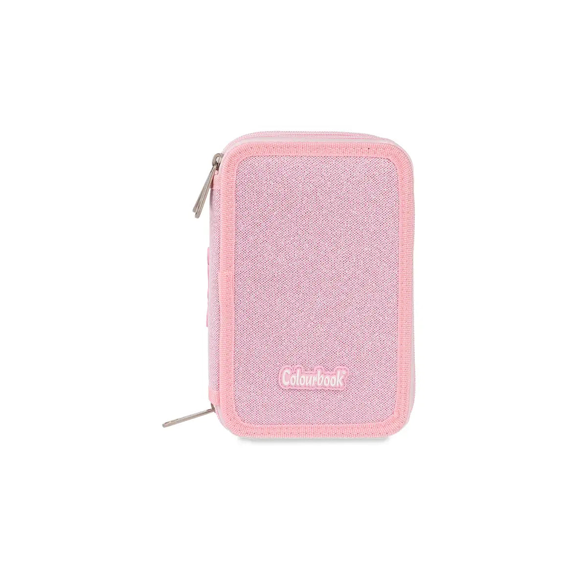 Astuccio 3 Zip Glitter Colourbook