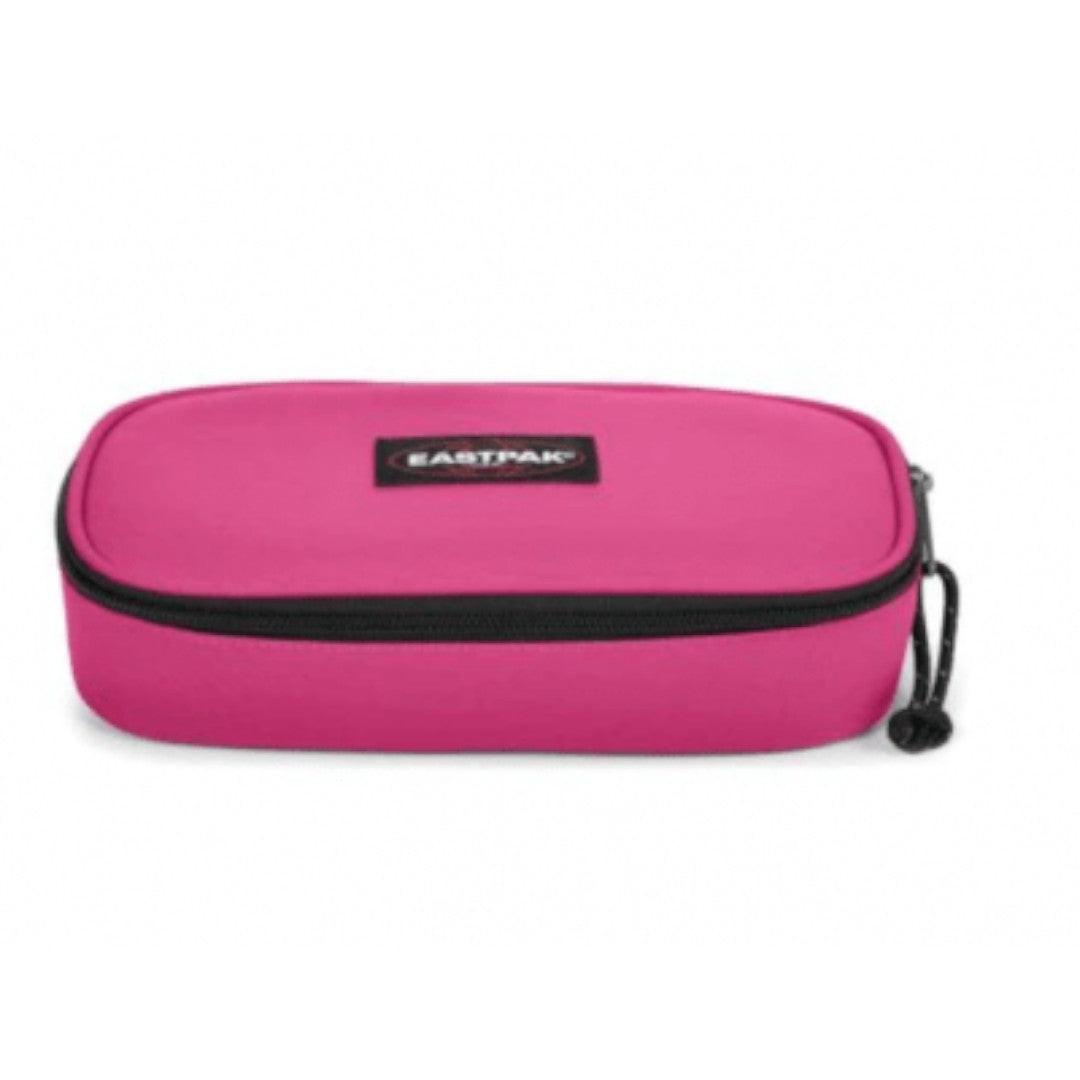 Astuccio Eastpak Oval Single Pink Escape – Portapenne con Zip Rosa.