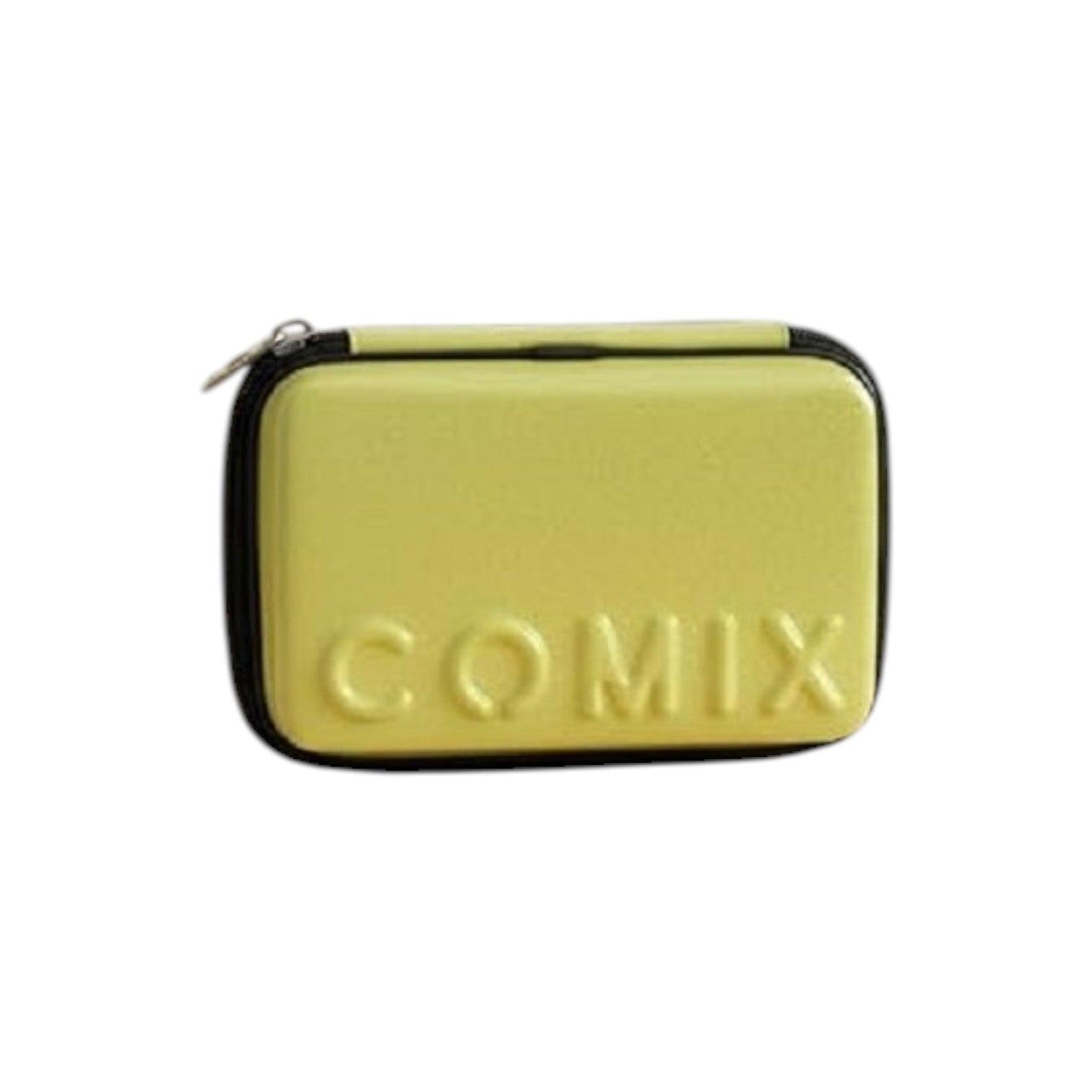 Astuccio Comix Maxi Zip Glitter giallo,verde,celeste,rosa compatto