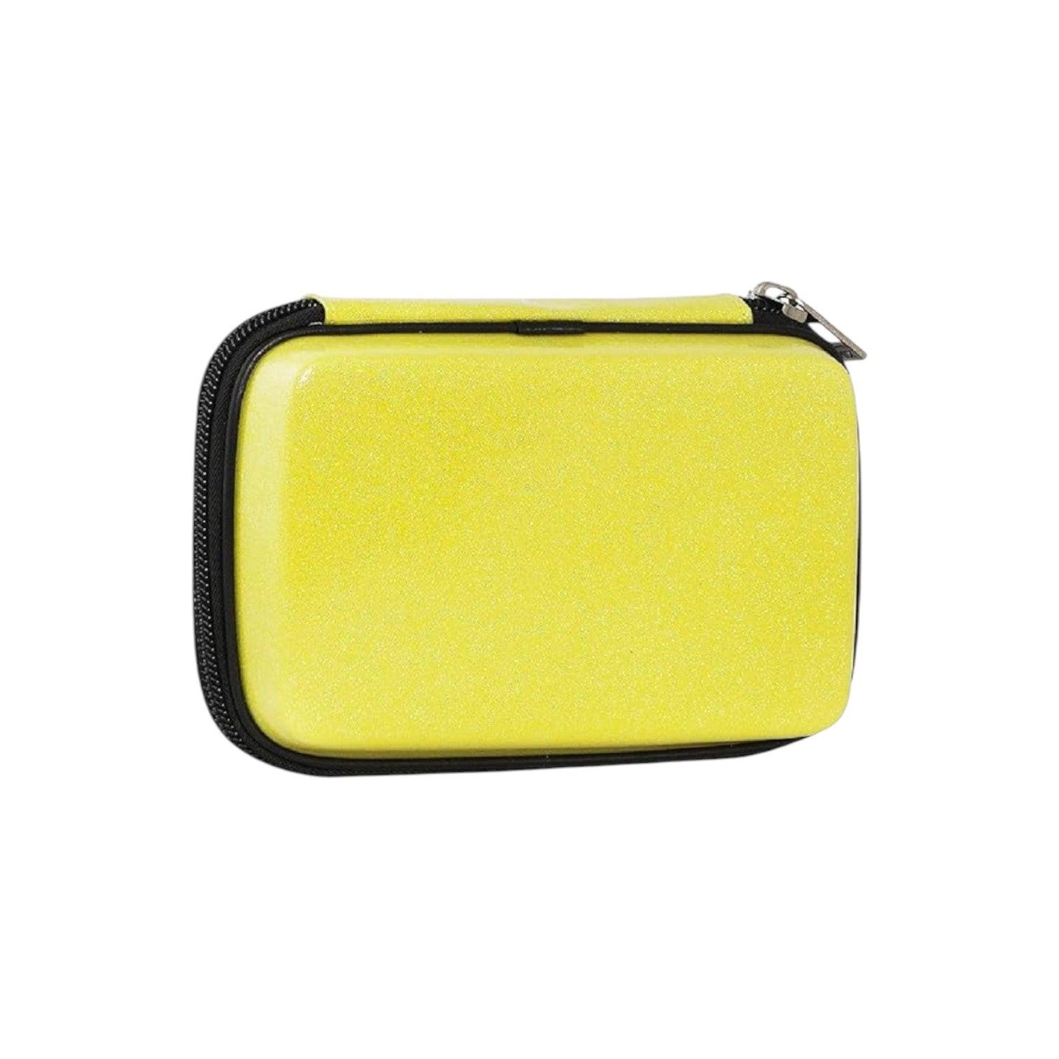 Astuccio Comix Maxi Zip Glitter giallo,verde,celeste,rosa compatto