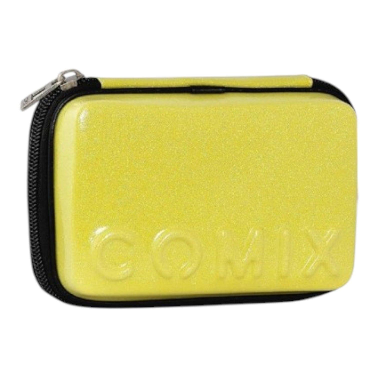 Astuccio Comix Maxi Zip Glitter giallo,verde,celeste,rosa compatto