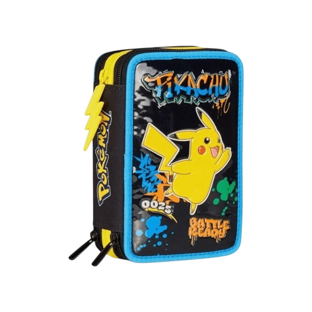 Astuccio Pokémon 3 Zip Completo Mitama.