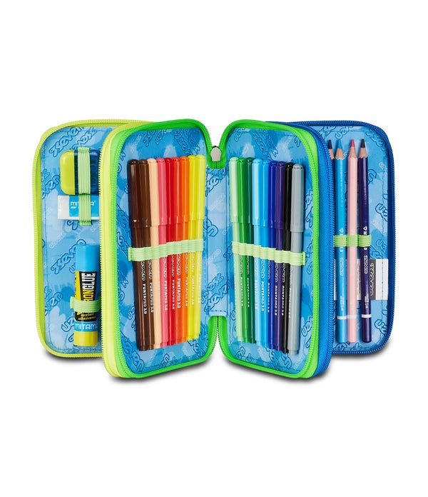 Astuccio Seven 3 Zip – Sprint Paint Boy con 45 Pezzi Inclusi - Quiscuola.it – Zaini, Astucci e Diari Scuola