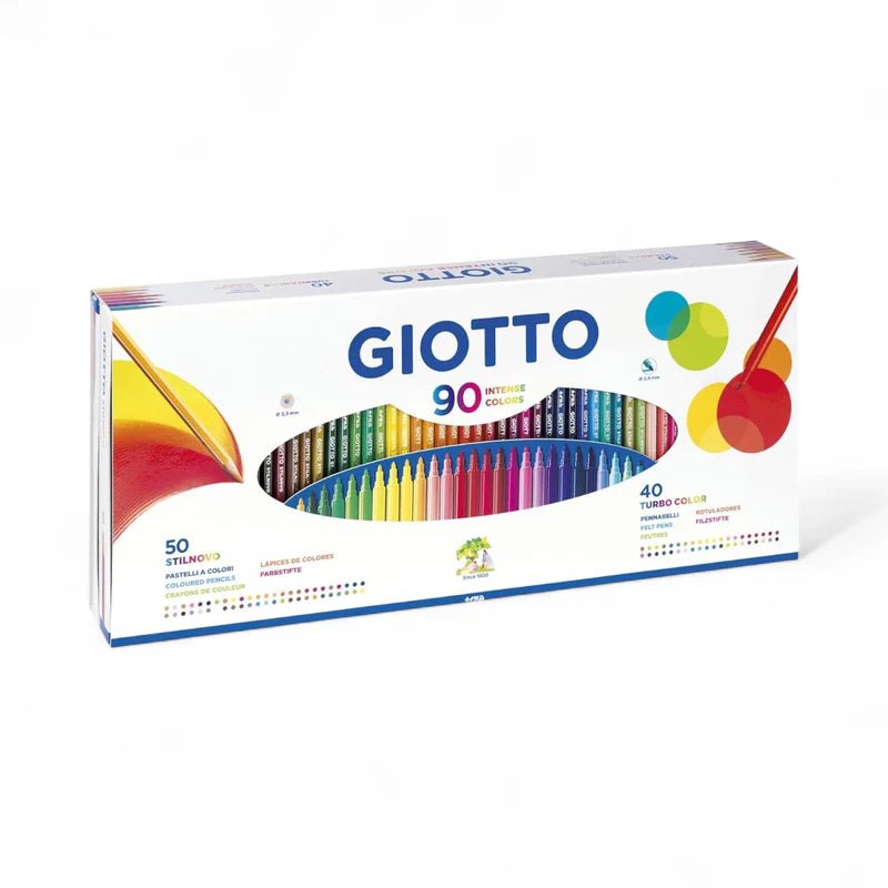 Box Giotto Stilnovo e Turbo Color 90 Matite e Pennarelli Colorati - Quiscuola.it – Zaini, Astucci e Diari Scuola